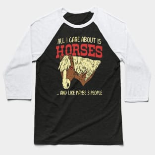 Horse riding Shirts Pony Lover Gift Baseball T-Shirt